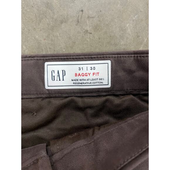 Gap Men - Modern Khakis in Baggy Fit / 31x30/ Brown/ NWOT - Picture 7 of 7